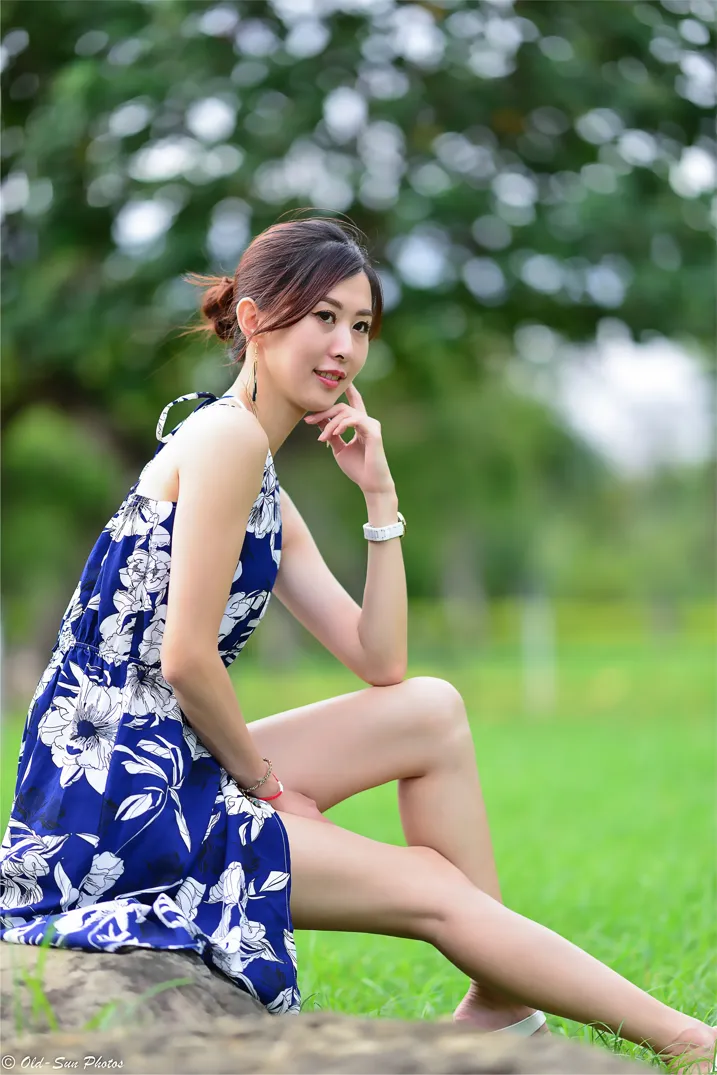 [Mzsock] NO.196 Zhao Tingting dress with cool and high legs street photography#[105P]-8